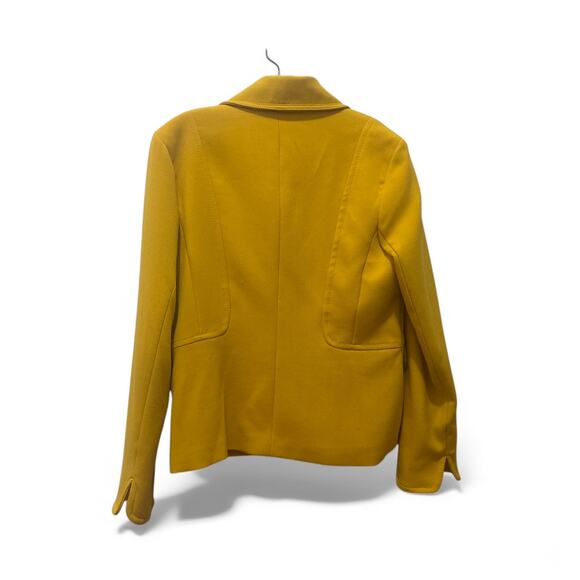 Focus 2000 size 12 petites yellow blazer black buttons 12p 12 petite jacket - Picture 2 of 9